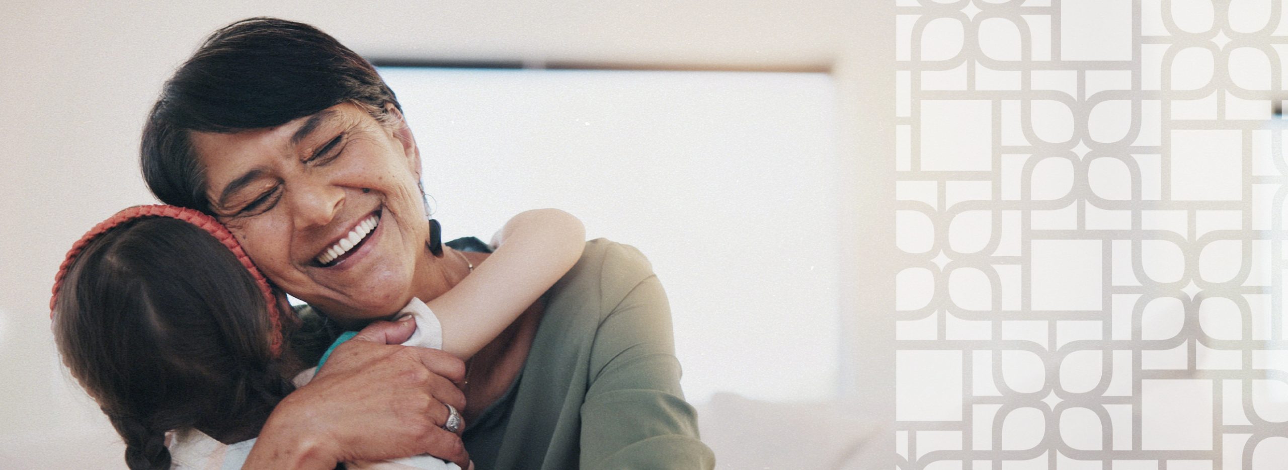 Man and woman hugging after the dentist in OKC