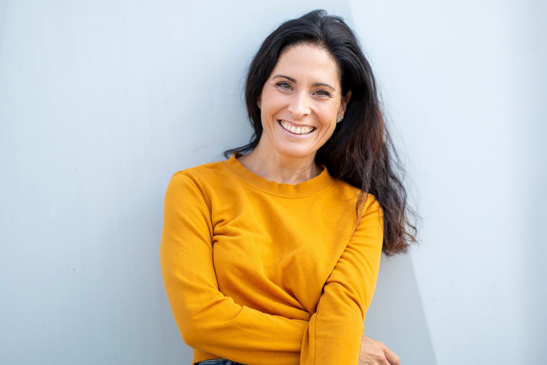 happy patient after her dental filling from Present Dental in Oklahoma City OK